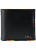 Ps By Paul Smith 'bright Stripe' Border Wallet - Black