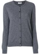 Pringle Of Scotland Round Neck Cashmere Cardigan - Grey