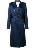 Calvin Klein 205w39nyc Belted Trench Coat - Blue