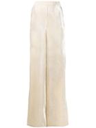 Atu Body Couture Silk Velvet Trousers - Neutrals