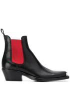 Calvin Klein 205w39nyc Western Ankle Boots - Black