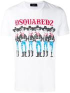 Dsquared2 Cowboys Print T-shirt - White