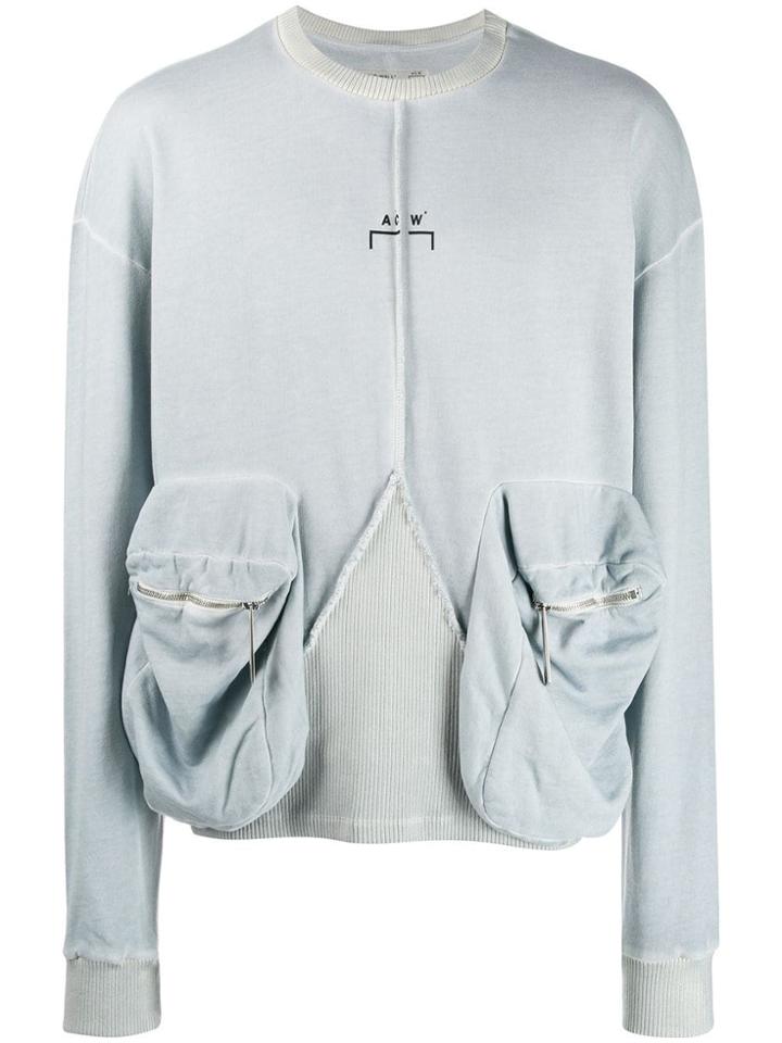 A-cold-wall* Overlock Sweatshirt - Grey