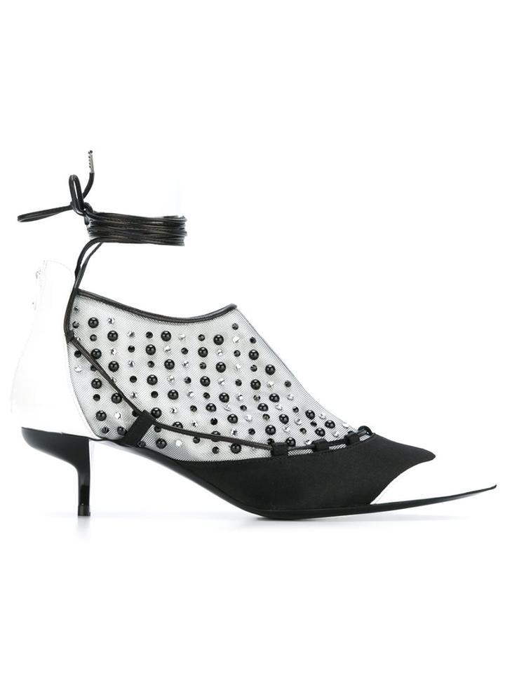 J.w.anderson Embellished Kitten Heel Pumps