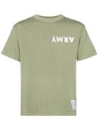 Satisfy Distressed Short-sleeve T-shirt - Green