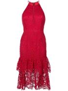 Rachel Zoe Floral Crochet Dress - Red
