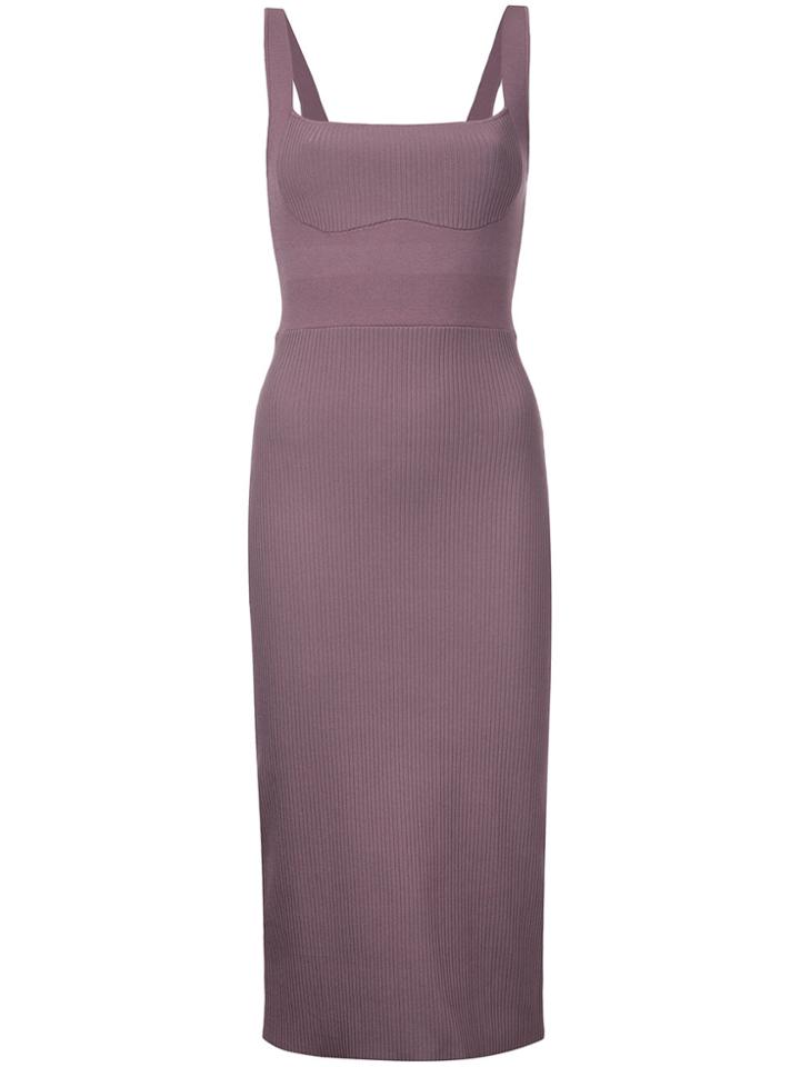 Dion Lee Ribbed Dress - Red