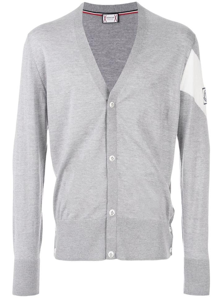 Moncler Knitted Cardigan - Grey