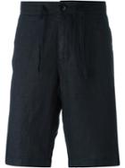 Stone Island Drawstring Shorts, Men's, Size: 34, Brown, Linen/flax