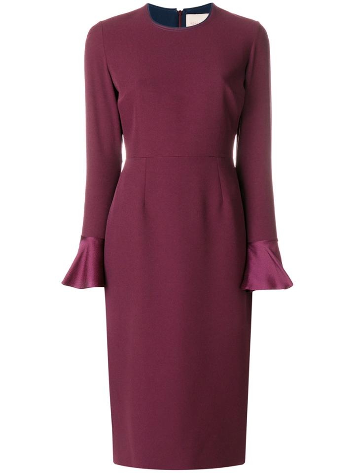 Roksanda Tulip Sleeve Dress - Pink & Purple