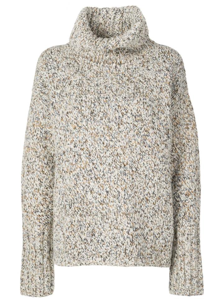 Beau Souci Chunky Roll-neck Sweater - White