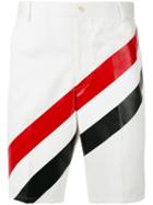 Thom Browne - Striped Shorts - Men - Cotton - 2, White, Cotton
