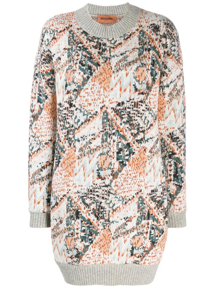 Missoni Chunky Knit Dress - White