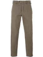 Neil Barrett Classic Chinos, Men's, Size: 50, Brown, Cotton/spandex/elastane