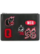Mcq Alexander Mcqueen Patch Clutch Bag - Black
