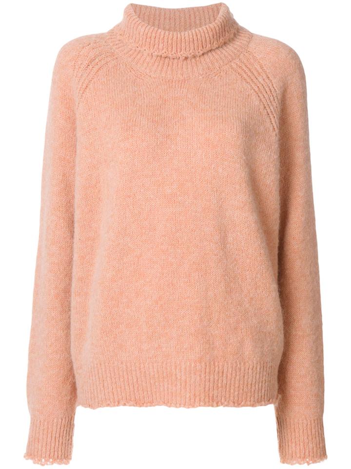 Vanessa Bruno Athé Roll-neck Jumper - Pink & Purple