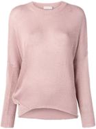 Etro Dropped Shoulder Sweater - Pink
