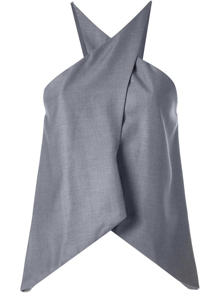 Max Tan Crisscross Strap Top