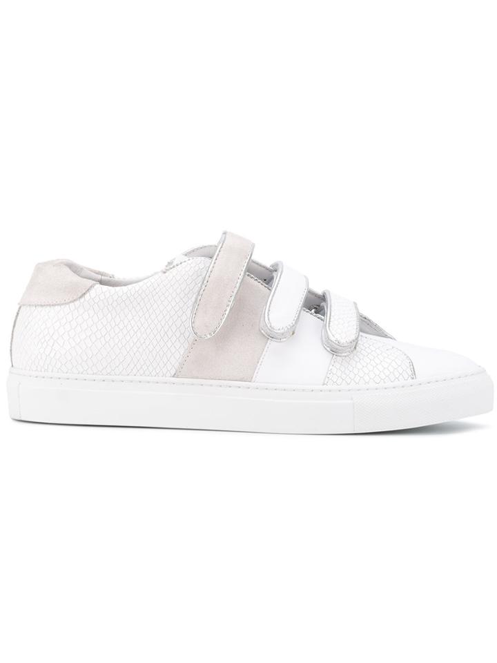 Just Cavalli Three Straps Trainers - White