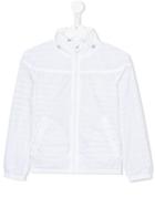 Diesel Kids - Logo Embossed Pullover Jacket - Kids - Cotton/polyamide - 6 Yrs, Boy's, White