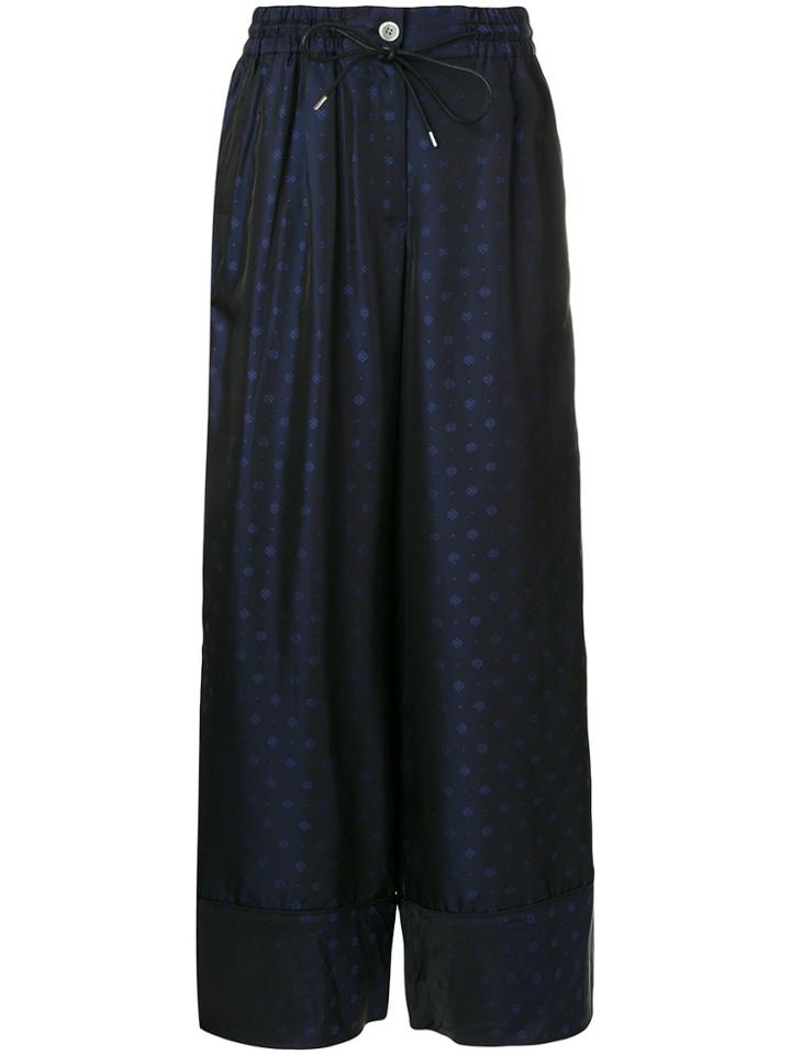Sacai Elasticated Waist Trousers - Blue