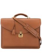 Gucci Pre-owned Lady Lock 2way Business Hand Bag - Brown