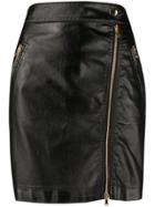 Moschino Zipped Short Skirt - Black