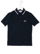 Boss Kids Embroidered Logo Polo Shirt, Boy's, Size: 8 Yrs, Blue