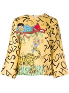 Jc De Castelbajac Vintage Printed Kimono Top