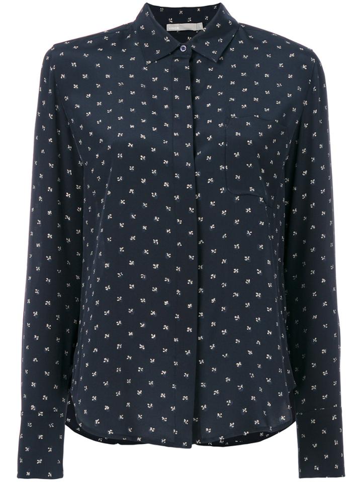Vince Dot Slim Shirt - Blue