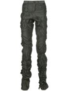 Comme Des Garçons Vintage Twist Leg Trousers - Grey