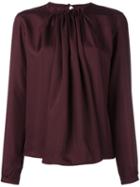 Mcq Alexander Mcqueen Gathered Neck Blouse