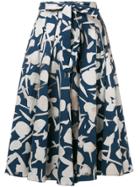 's Max Mara Midi Pleated Skirt - Blue