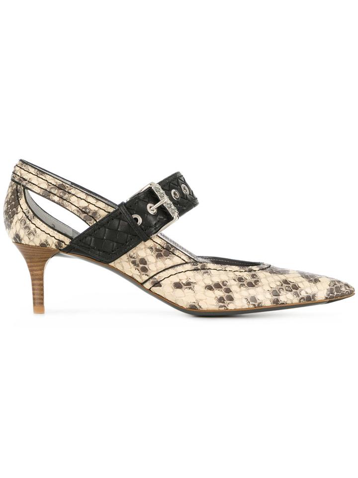 Bottega Veneta Anaconda Pumps - Nude & Neutrals