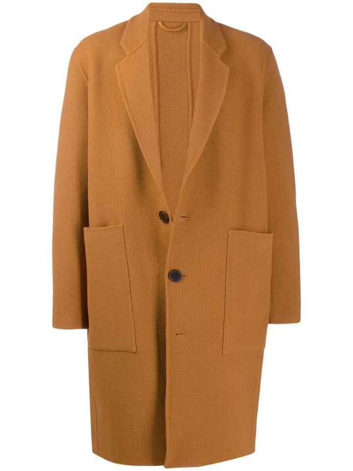 Études Classic Single-breasted Coat - Brown