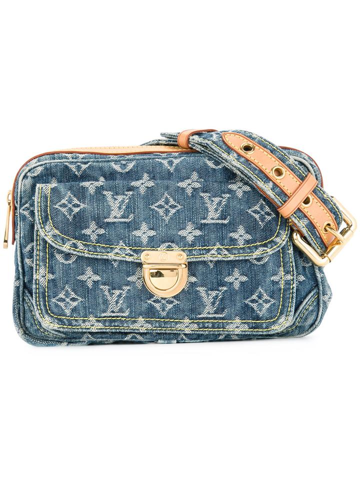 Louis Vuitton Vintage Monogram Denim Bum Bag - Blue