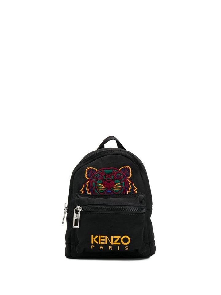 Kenzo Mini Tiger Canvas Backpack - Black