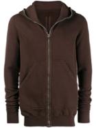 Rick Owens Drkshdw Zip-up Hoody - Brown