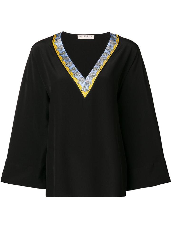 Emilio Pucci Emilio Pucci 9erm709e665 999-nero Natural (other)->silk -