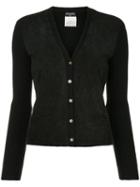 Chanel Pre-owned Quilted Buttoned Cardigan - Black
