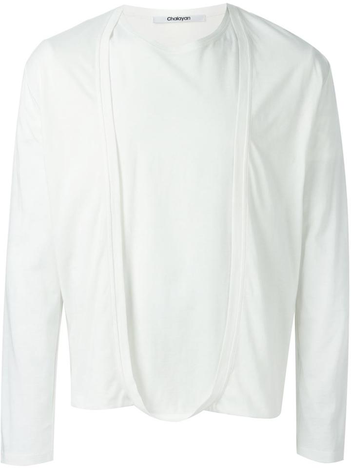 Chalayan - 'transformer' Cardigan - Men - Cotton - Xl, White, Cotton