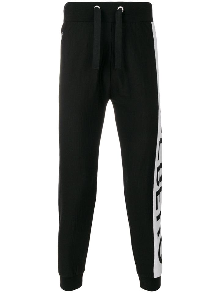 Iceberg Side Stripe Track Pants - Black