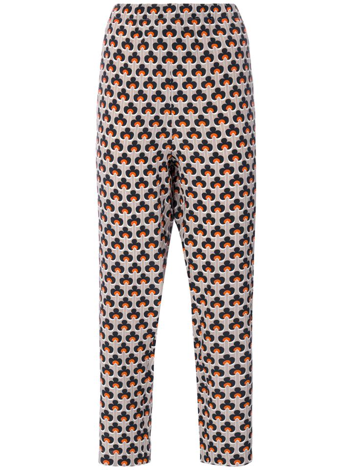 Marni Portrait Print Trousers - Grey
