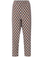 Marni Portrait Print Trousers - Grey