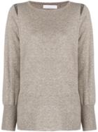 Fabiana Filippi Longsleeved Jumper - Nude & Neutrals