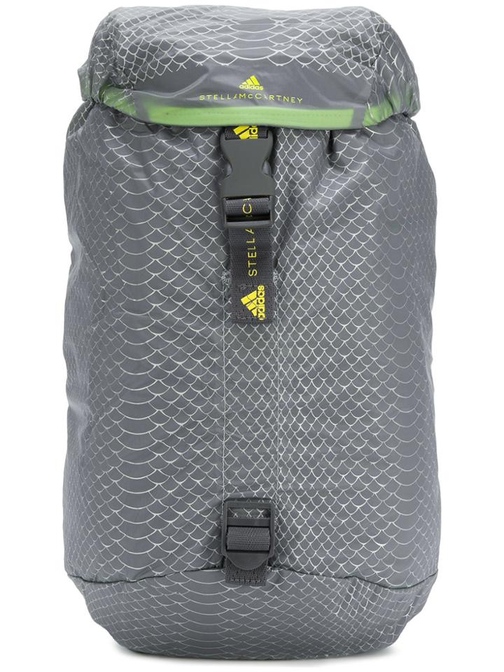 Adidas By Stella Mccartney Snake Print Effect Backpack - Grey