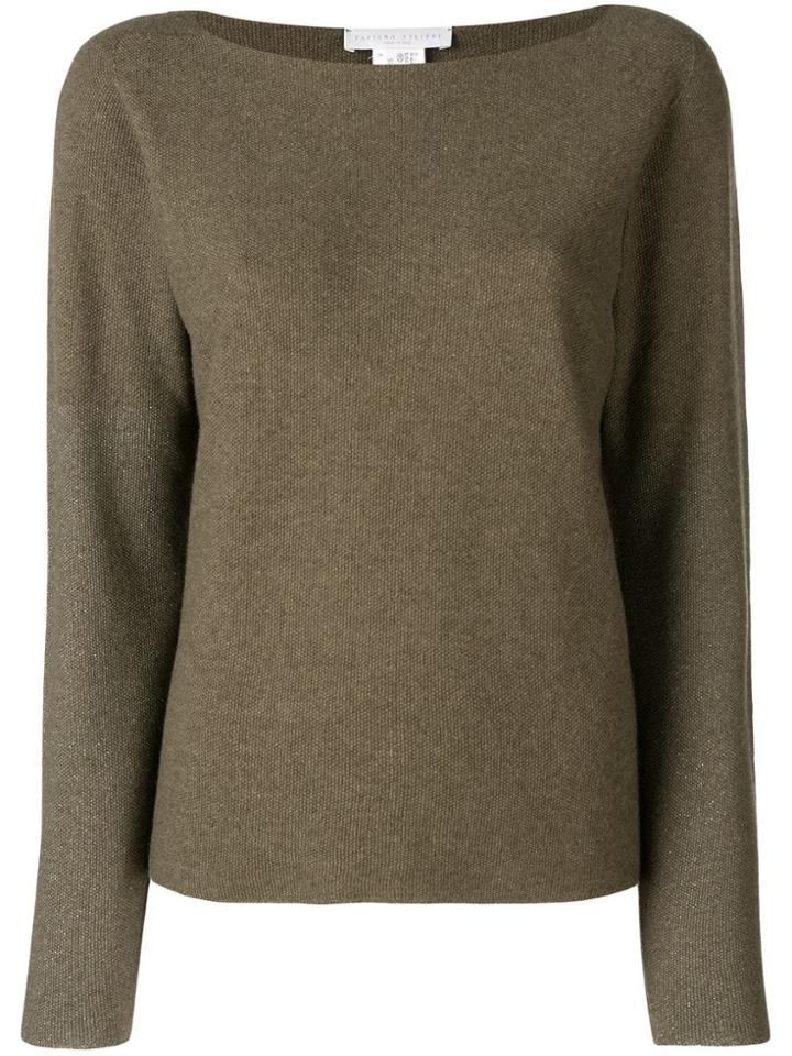 Fabiana Filippi Knitted Jumper - Brown