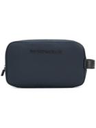 Emporio Armani Front Logo Wash Bag - Blue