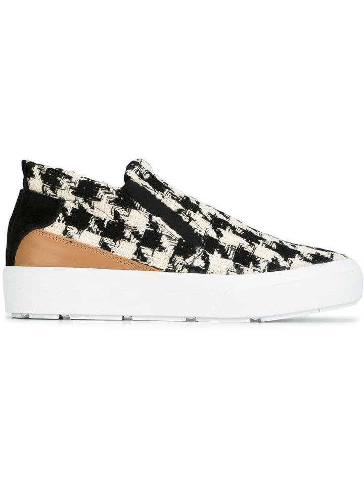 Msgm Houndstooth Pattern Sneakers
