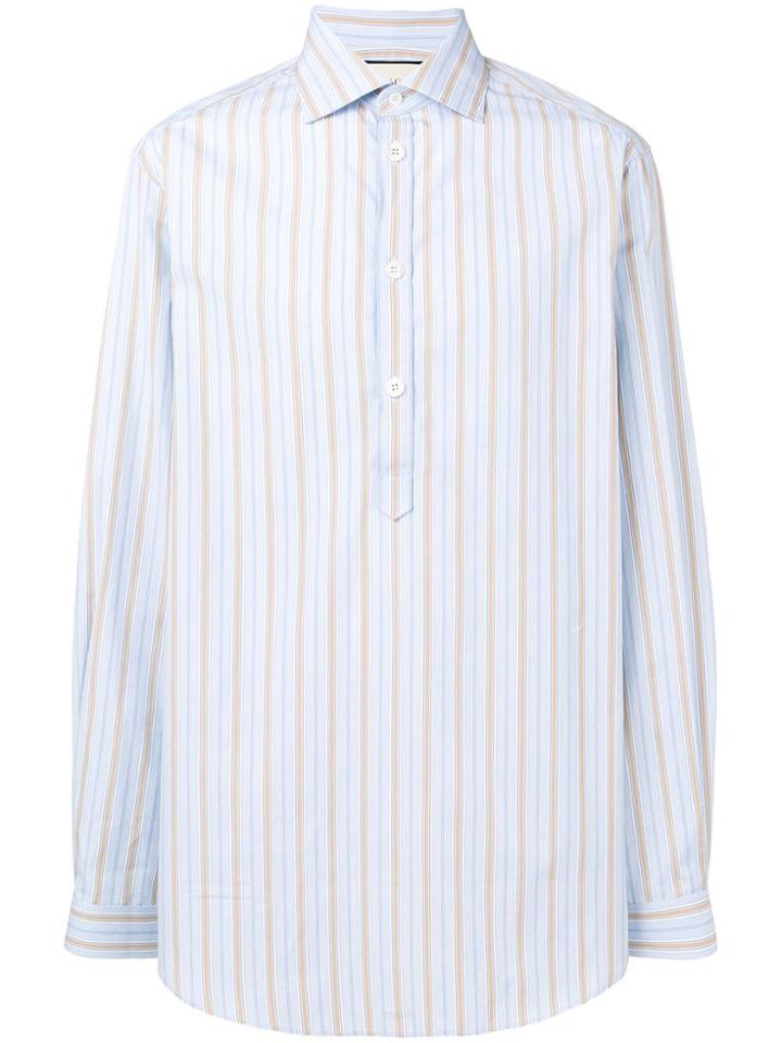 Gucci Pinstripes Shirt - Blue